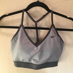 Grey Nike Sports Bra